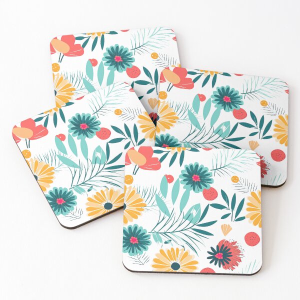 Item preview, Coconut - Bright Flowers over Berries designed and sold by IMP-creative.