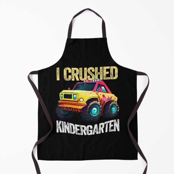 Item preview, I CRUSHED KINDERGARTEN monster truck car designed and sold by w1ckerman.