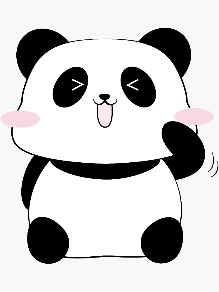 Cute Panda Cartoon Character Stock Vector (Royalty Free) 182884775 |  Shutterstock