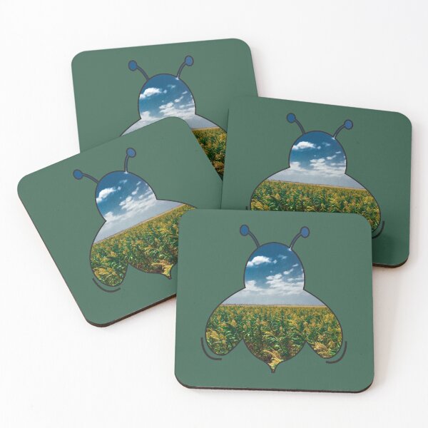 Item preview, Corn field land on bee silhouette  designed and sold by Donutlovers.