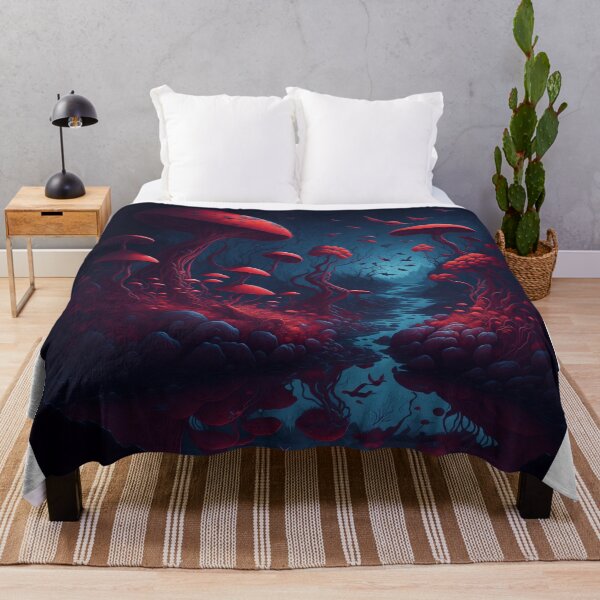 Item preview, Behold the breathtaking beauty of the fantastic flowers that flourish along the river bank, painting the landscape with vibrant hues. designed and sold by RedArtG09.