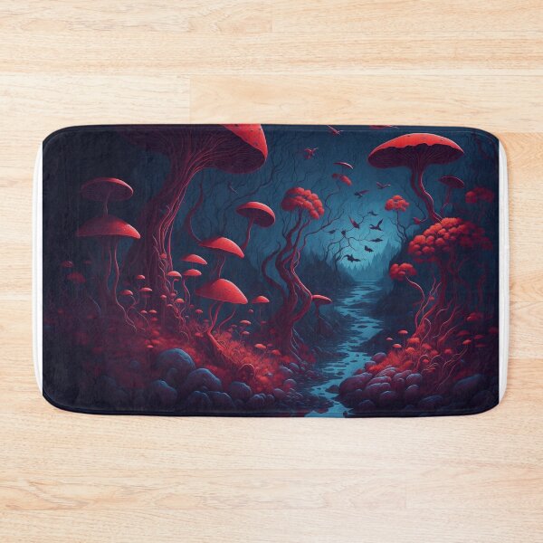 Item preview, Behold the breathtaking beauty of the fantastic flowers that flourish along the river bank, painting the landscape with vibrant hues. designed and sold by RedArtG09.