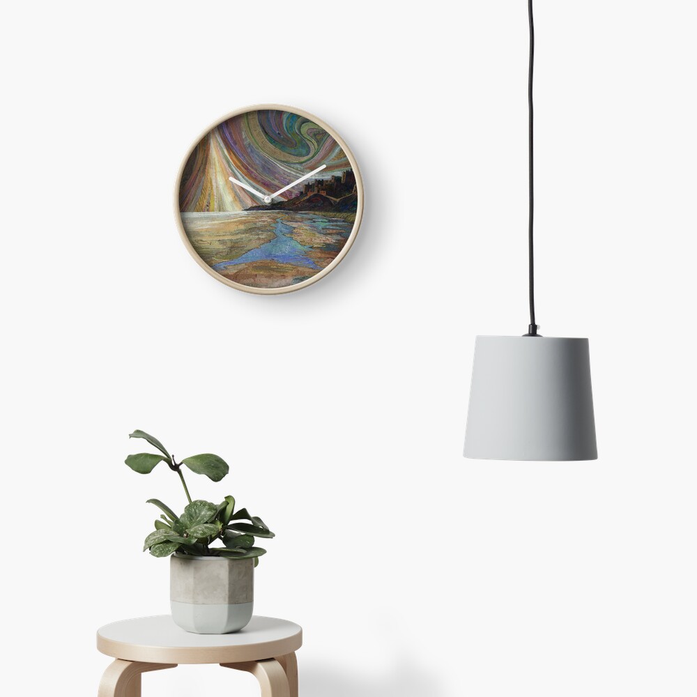 Aperçu de l'œuvre Horloge créée et vendue par RWTextileArt.