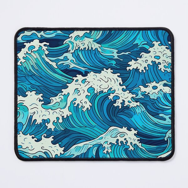 Item preview, Retro Waves Pattern Japanese Style designed and sold by HujiolStudio.