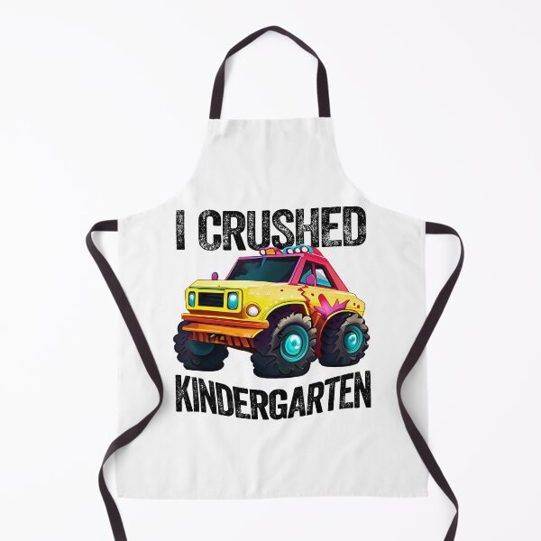Item preview, I CRUSHED KINDERGARTEN monster truck car designed and sold by w1ckerman.