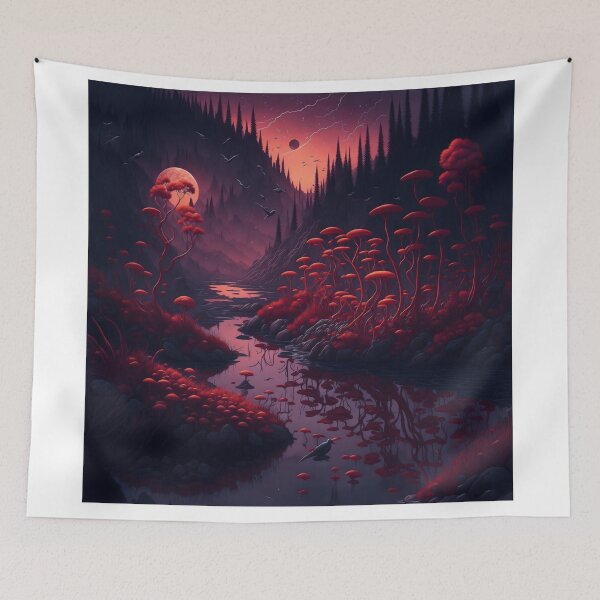 Item preview, Embark on a mystical journey along the river, where every twist and turn reveals new wonders and discoveries. designed and sold by RedArtG09.
