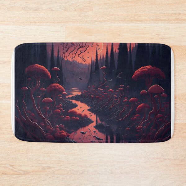 Item preview, Transport yourself to a dreamlike realm where nature's wonders blend with the realm of imagination, creating a truly unforgettable landscape. designed and sold by RedArtG09.