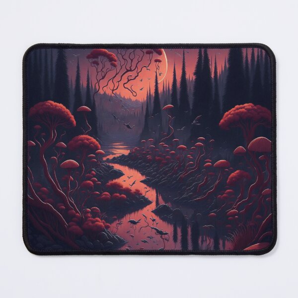 Item preview, Transport yourself to a dreamlike realm where nature's wonders blend with the realm of imagination, creating a truly unforgettable landscape. designed and sold by RedArtG09.