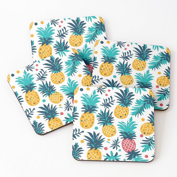 Item preview, Pineapple - Bright Flowers over Berries designed and sold by IMP-creative.