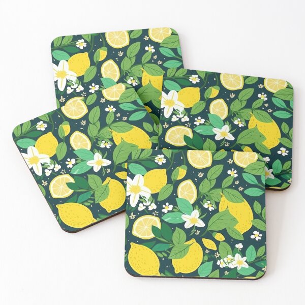 Item preview, Lemon - Bright Flowers over Berries designed and sold by IMP-creative.