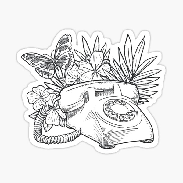 9,462 Old Telephone Drawing Images, Stock Photos & Vectors | Shutterstock