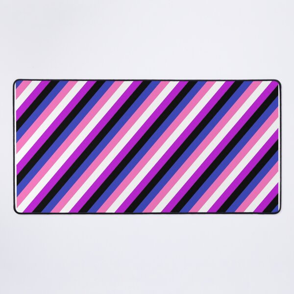 Item preview, Diagonally Striped Genderfluid Pride Flag designed and sold by ontrendshirts.
