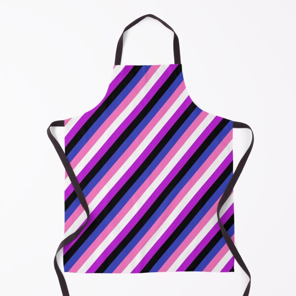 Item preview, Diagonally Striped Genderfluid Pride Flag designed and sold by ontrendshirts.