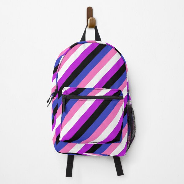 Item preview, Diagonally Striped Genderfluid Pride Flag designed and sold by ontrendshirts.