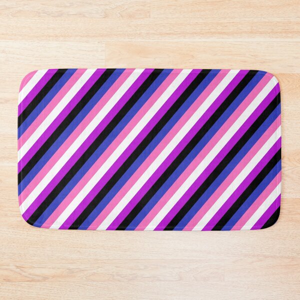 Item preview, Diagonally Striped Genderfluid Pride Flag designed and sold by ontrendshirts.