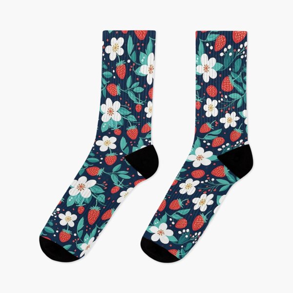 Item preview, Strawberry - Bright Flowers over Berries designed and sold by IMP-creative.