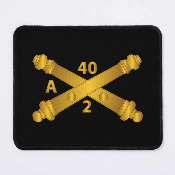 Item preview, Army - Alpha Battery, 2nd Bn 40th Artillery Branch wo Txt designed and sold by Military Insignia Products.