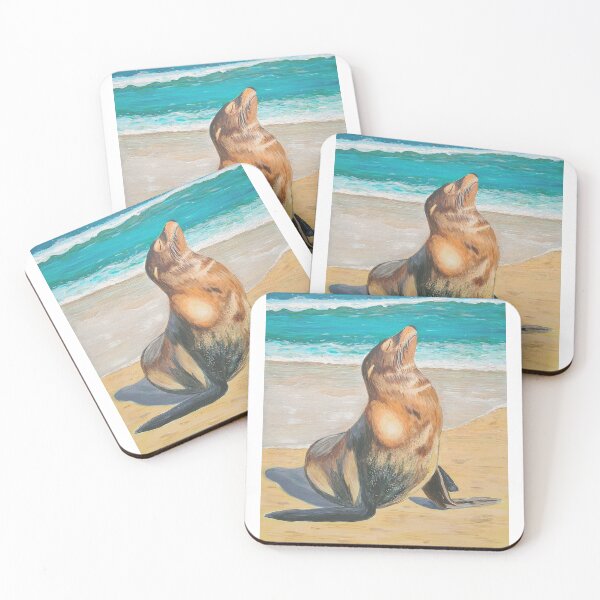 Item preview, Seal enjoying the sun designed and sold by hayleyblue88.