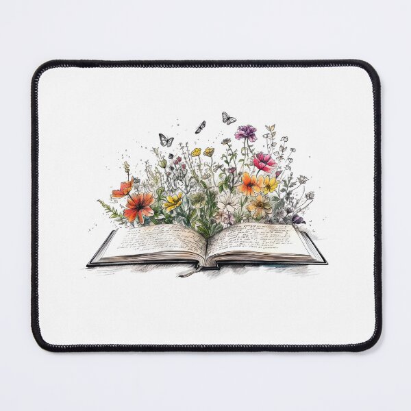 Item preview, Open book with flowers 2 designed and sold by MONDOPLY.