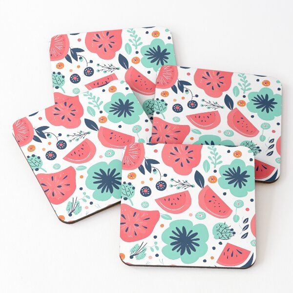 Item preview, Watermelon - Bright Flowers over Berries designed and sold by IMP-creative.