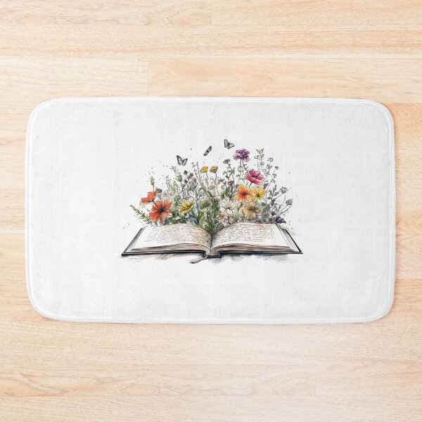 Item preview, Open book with flowers 2 designed and sold by MONDOPLY.