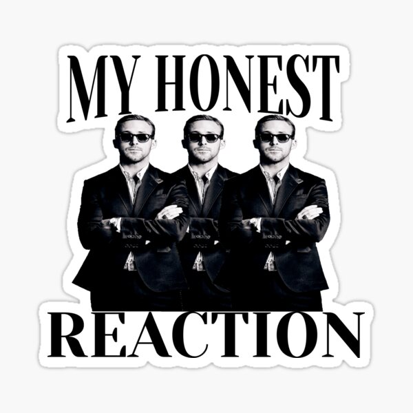 My Honest Reaction My Honest Reaction Meme Sticker - My honest