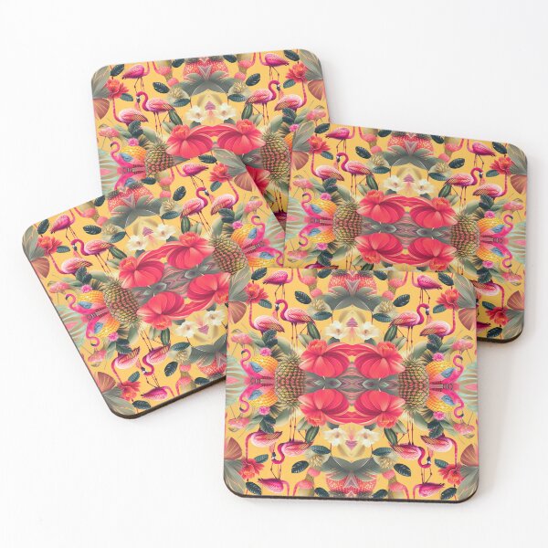 Item preview, Summer Patterns With Flamingos And Pineapples - Flamingos And Pineapples designed and sold by designerpriti.