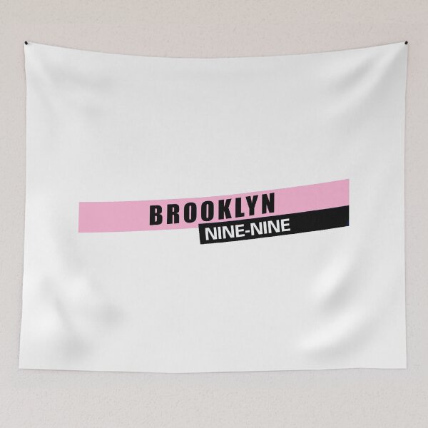 Item preview, BROOKLYN NINE NINE | PINK & BLACK LOGO designed and sold by laurenthomsxn.