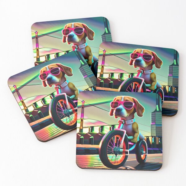 Item preview, Cool Canine on Two Wheels: Beagle Biking in Style designed and sold by drinuxp.