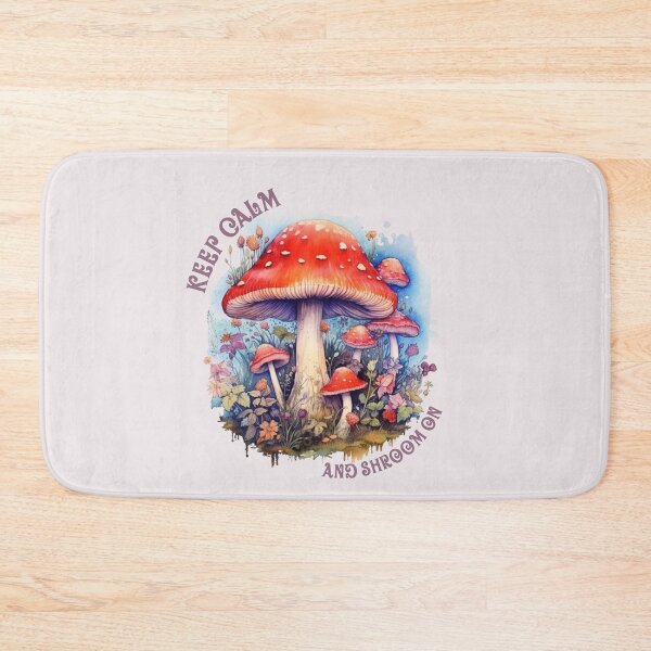 Item preview, "Keep Calm and Shroom On" designed and sold by EndracheArt.