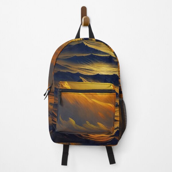 Item preview, Rustic Waves, impasto, Ai Generated Art designed and sold by ACC .