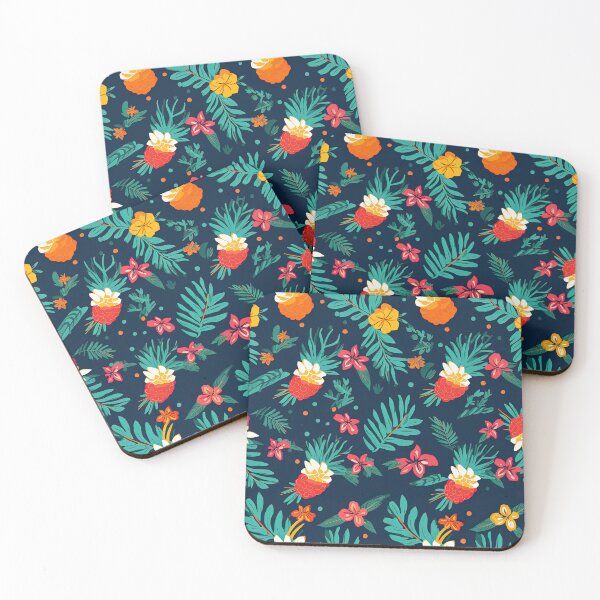 Item preview, Pineapple - Bright Flowers over Berries designed and sold by IMP-creative.