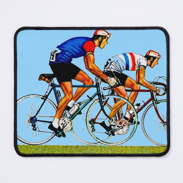 Item preview, VUELTA A ESPANA : Vintage Abstract Bike Racing Advertising Print designed and sold by posterbobs.