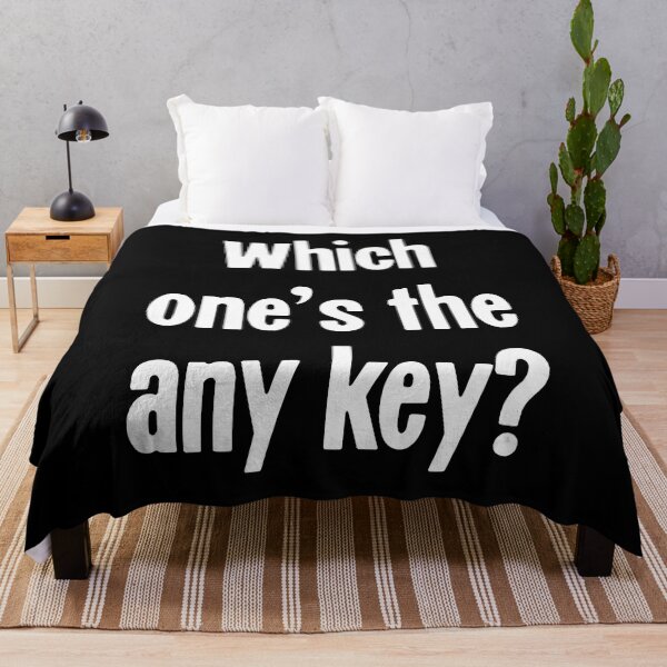 Item preview, Which One's the Any Key? designed and sold by Good-Looking Corpse.