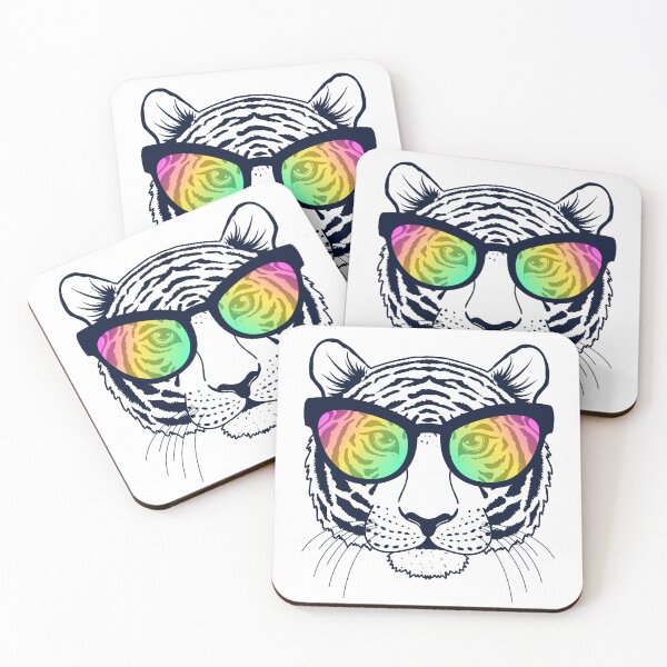 Item preview, Tiger with sunglasses designed and sold by kiyanochka.