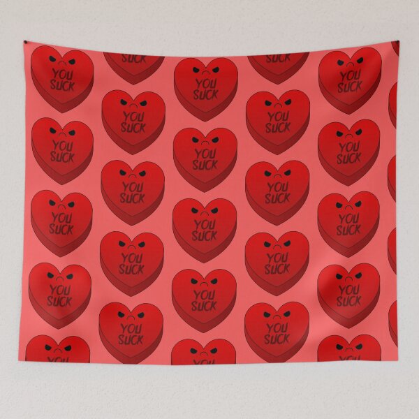 Item preview, kawaii red candy heart designed and sold by kittybox.