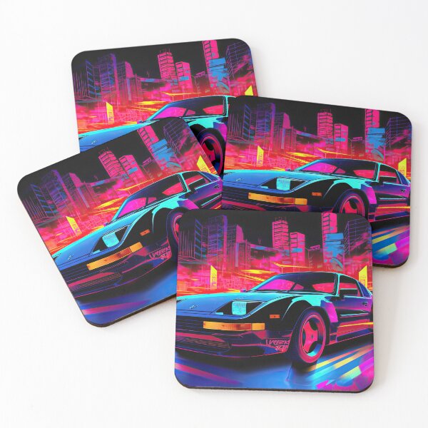 Item preview, Retro Car Digital Illustrations: A Journey to the 80s-90s designed and sold by Piotrek0001.