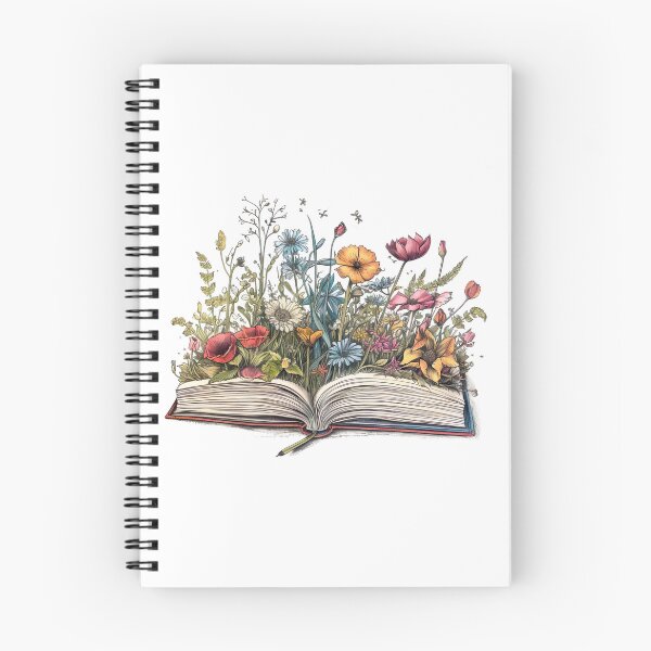 Item preview, Open book with flowers 4 designed and sold by MONDOPLY.