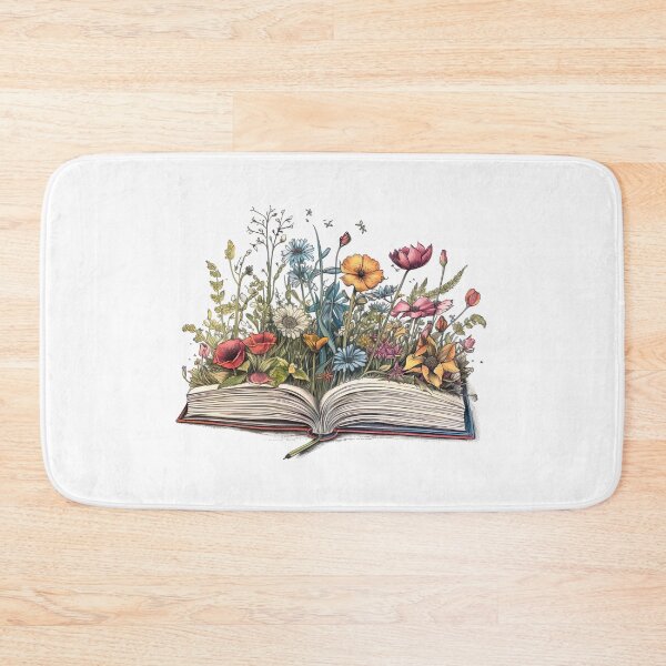 Item preview, Open book with flowers 4 designed and sold by MONDOPLY.