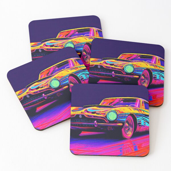 Item preview, Retro Car Digital Illustrations: A Journey to the 80s-90s designed and sold by Piotrek0001.