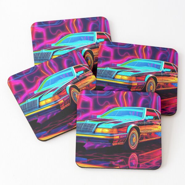 Item preview, Retro Car Digital Illustrations: A Journey to the 80s-90s designed and sold by Piotrek0001.
