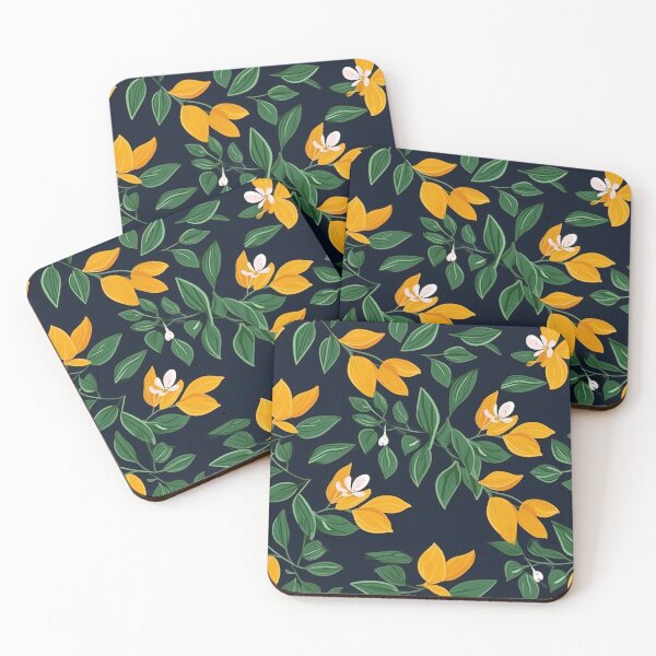 Item preview, Black Mango - Bright Flowers over Berries designed and sold by IMP-creative.