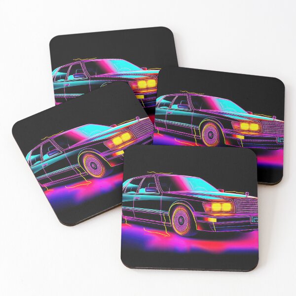 Item preview, Retro Car Digital Illustrations: A Journey to the 80s-90s designed and sold by Piotrek0001.