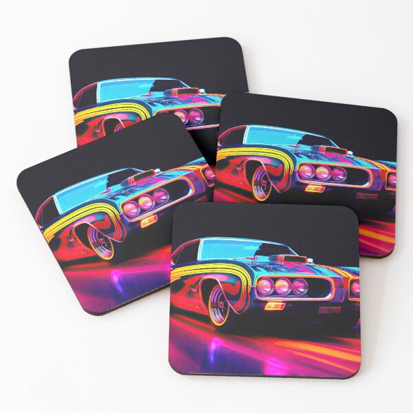 Item preview, Retro Car Digital Illustrations: A Journey to the 80s-90s designed and sold by Piotrek0001.