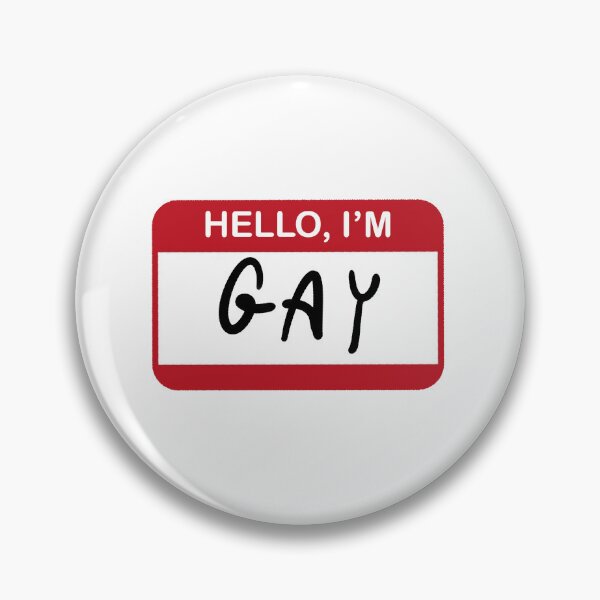 Item preview, Hello I’m Gay designed and sold by bluchocolate.