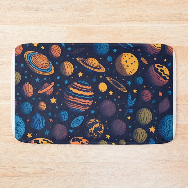 Item preview, Celestial Magic - Seamless Patterns of Planets and Stars designed and sold by QualityQuest.