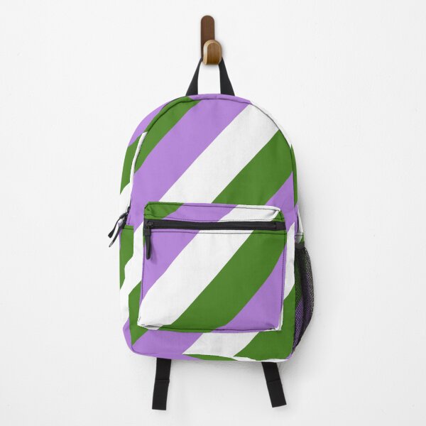 Item preview, Diagonally Striped Genderqueer Pride Flag designed and sold by ontrendshirts.