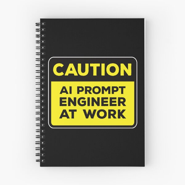 Item preview, Yellow Road Sign - Caution AI Prompt Engineer At Work designed and sold by Rhu Creations.