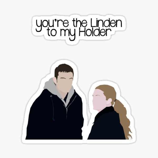 Holder to my Linden. Sticker for Sale by glitteredgold