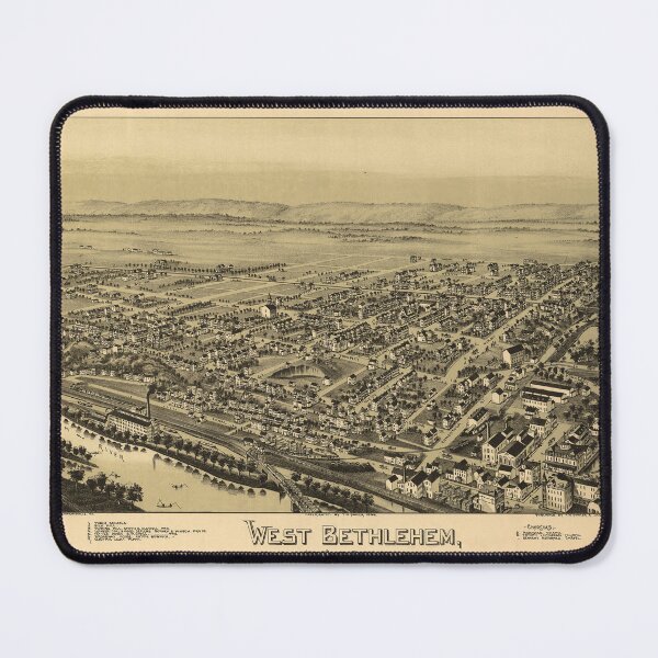 Item preview, West Bethlehem, Pennsylvania (1894) designed and sold by allhistory.